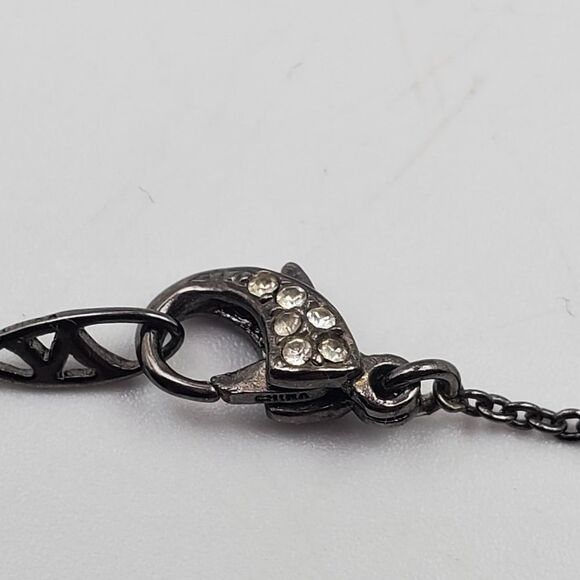 Sterling silver Victorian locket heart necklace extremely well made N1901 - Picture 6 of 7